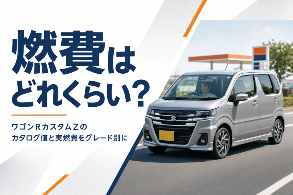 ワゴンRカスタムZの燃費を考えるイメージ