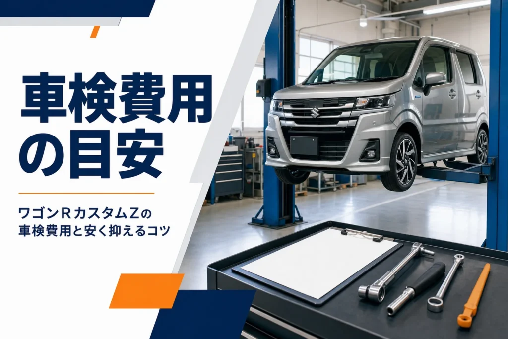 ワゴンRカスタムZの車検整備のイメージ