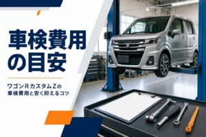 ワゴンRカスタムZの車検整備のイメージ